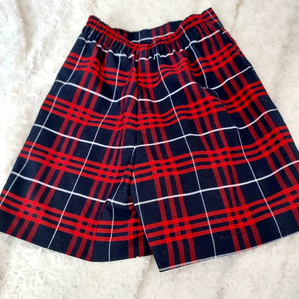 CKW School Uniform Red Tartan plaid skort size 5Y Academia - Picture 2 of 7